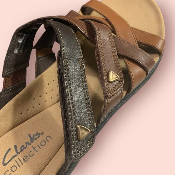 Clark’s LaurieAnn Bali Brown Sandals, Size 8.5 Women’s-NWT - Picture 5 of 7